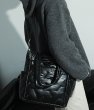 画像6: Men's Unisex quilting down tote shoulder crossbody bag　男女兼用ユニセックスキルティングダウントートショルダクロスボディーバッグ (6)