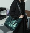 画像9: Men's Unisex quilting down tote shoulder crossbody bag　男女兼用ユニセックスキルティングダウントートショルダクロスボディーバッグ (9)
