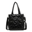 画像4: Men's Unisex quilting down tote shoulder crossbody bag　男女兼用ユニセックスキルティングダウントートショルダクロスボディーバッグ (4)