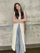 画像13: Women's lace long length vest gilet dress  レースロングベストジレマキシドレスワンピース (13)