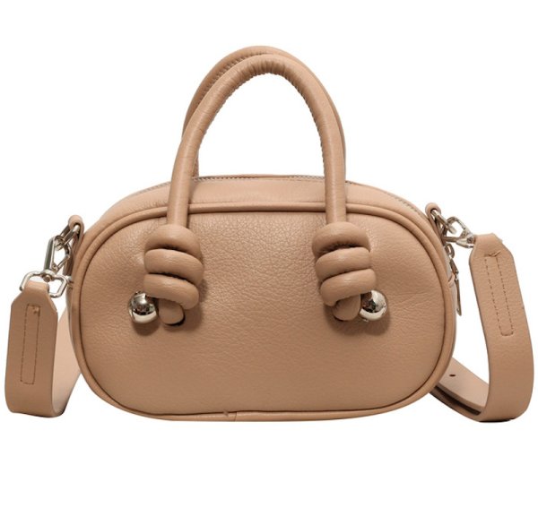 画像1:  Leather knot detail mini bag Tote Shoulder Bag Underarm bag 　ノットディティールレザートートショルダアンダーアームバッグ (1)