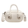 画像3:  Leather knot detail mini bag Tote Shoulder Bag Underarm bag 　ノットディティールレザートートショルダアンダーアームバッグ (3)