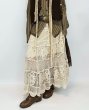 画像4: Women's lace knitting long maxi length ethnic bohemia skirt　エスニックボヘミアンレース編みマキシロングスカート (4)