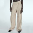 画像1: Women's High-waisted wide-leg pants with a wraparound skirt skirt　スカートがついたようなロングパンツ (1)