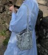 画像8: Gathered Bucket Crossbody Tote Shoulder Bag　ギャザークシュクシュミニバケットクロスボディートートショルダバッグ (8)