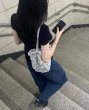画像10: Gathered Bucket Crossbody Tote Shoulder Bag　ギャザークシュクシュミニバケットクロスボディートートショルダバッグ (10)