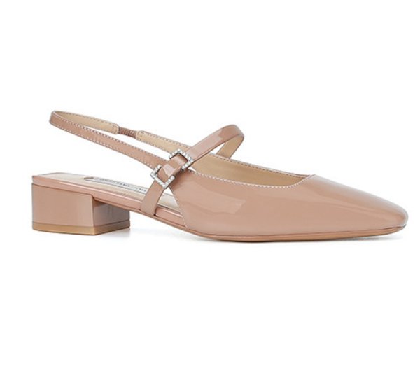 画像2: mary jane  back strap half pumps Mule slipper casual shoes  　レザーメリージェーンハーフパンプスミュールサンダルスリッパ (2)