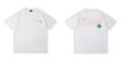 画像3: Women's round neck flower art letters short-sleeved T-shirt   フラワーアートプリント半袖 Tシャツ (3)