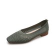 画像3: Square toe soft sole beanie shoes flat pumps slip-on shoes　スクエアトゥ ソフトソール ビーニーフラットパンプス バレーシューズ (3)