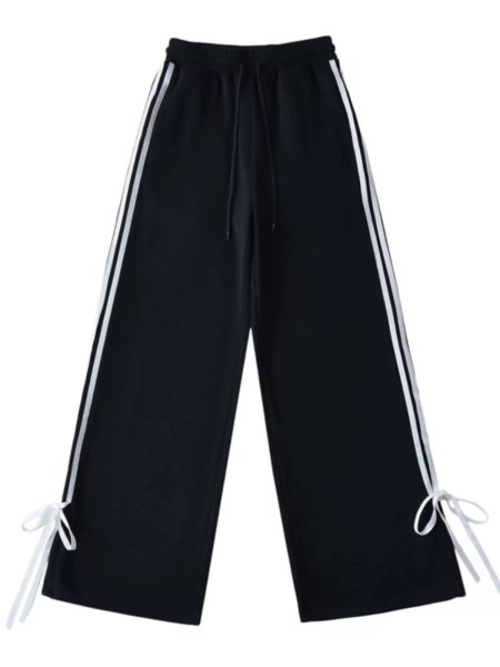 画像5: side drawstring bow sweatpants　サイドリボンライン付きスウェットパンツ (5)