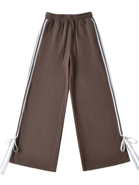 画像4: side drawstring bow sweatpants　サイドリボンライン付きスウェットパンツ (4)