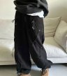 画像3: Lace-up ribbon sweat wide pants sweatpants　レースアップ リボン ボウ スウェット ワイド パンツスウェットパンツ (3)