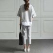 画像2: Women's Layered style sweat set cropped pants　スウェットセットアップ クロップドパンツ (2)