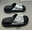 画像5: rhinestone platform sandals slippers casual shoes  　男女兼用ユニセックスレザーラインストーン厚底 フラットサンダルスリッパ (5)