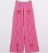 画像10: Lace-up ribbon sweat wide pants sweatpants　レースアップ リボン ボウ スウェット ワイド パンツスウェットパンツ (10)