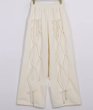 画像9: Lace-up ribbon sweat wide pants sweatpants　レースアップ リボン ボウ スウェット ワイド パンツスウェットパンツ (9)