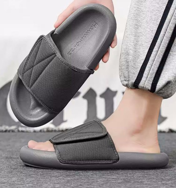 画像4: Unisex velcro sandal flat casual shoes  男女兼用ユニセックスベルクロ サンダルフラットスリッパ (4)