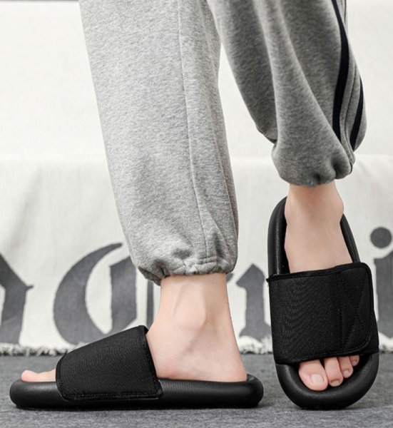 画像5: Unisex velcro sandal flat casual shoes  男女兼用ユニセックスベルクロ サンダルフラットスリッパ (5)