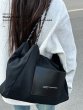 画像7: large capacity lightweight tote shoulder bag　ラージキャパシティー軽量トートショルダバッグ 通勤通学ショッピング (7)