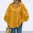 画像10: Women's blouse voluminous sleeves elegant oversize　レディースボリューム袖 エレガントブラウスオーバーサイズ (10)