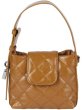 画像4: quilted leather Mini tote shoulder 2WAY bag　ユニセックス男女兼用キルティングレザー ミニトートショルダーバッグ (4)