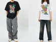 画像9: smile flower print short sleeve T-shirt   ユニセックス男女兼用スマイルフラワープリント半袖Tシャツトップス (9)