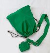 画像11: nylon drawstring bucket tote shoulder bag　ユニセックス男女兼用ナイロン巾着コバック付きバケットトートショルダーバッグ (11)