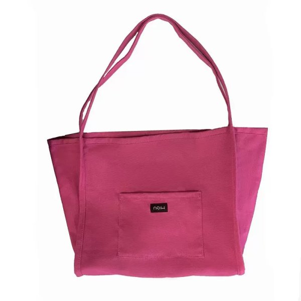 画像2: Canvas Candy Color Large Capacity Casual Tote Shoulder Bag　キャンディーカラーキャンバストートショルダー２WAYバッグ マザーズバッグショッピング通勤通学バッグ (2)