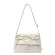 画像3: leather ribbon square crossbody bag　レザーリボンスクエアクロスボディバッグトートショルダー２WAYバッグ (3)