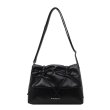 画像2: leather ribbon square crossbody bag　レザーリボンスクエアクロスボディバッグトートショルダー２WAYバッグ (2)
