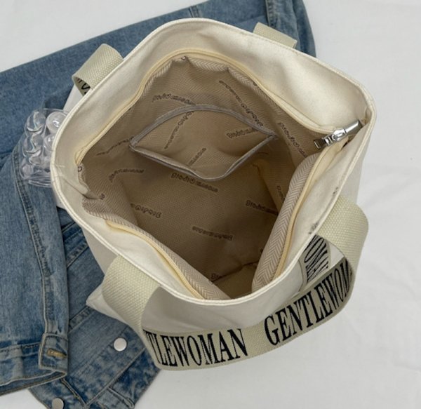 画像8: unisex gentlewoman graphic doodle prints mini tote shoulder crossbody bag　男女兼用アルファベットロゴトートショルダーエコバッグ (8)