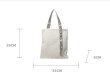 画像6: unisex gentlewoman graphic doodle prints mini tote shoulder crossbody bag　男女兼用アルファベットロゴトートショルダーエコバッグ (6)