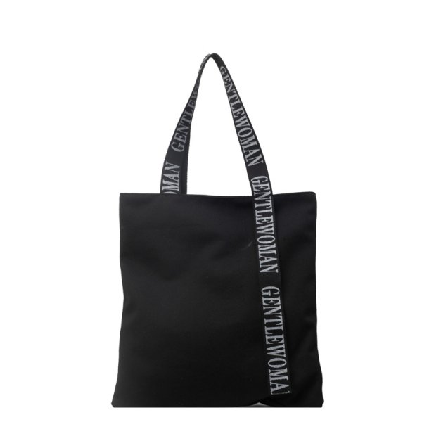 画像2: unisex gentlewoman graphic doodle prints mini tote shoulder crossbody bag　男女兼用アルファベットロゴトートショルダーエコバッグ (2)