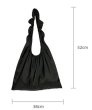 画像10: unisex ruffle gathered handle shoulder tote bag　男女兼用フリルギャザーハンドルショルダートートバッグ (10)