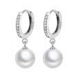 画像1: s925 sterling silver pearl earrings　シルバー925パール＆ビジューピアス イアリング (1)