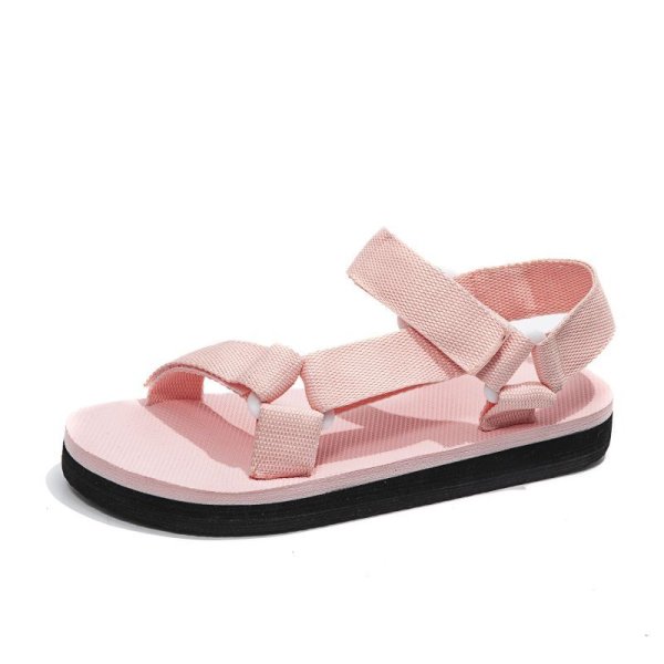 画像2: Unisex Flatform velcro sandals  slippers  　ユニセックスベルクロフラットサンダルスリッパ (2)