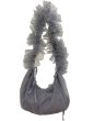 画像1: Ruffle pleated drawstring messenger bag Underarm tote shoulder bag　フリルプリーツ巾着メッセンジャー アンダーアームトートショルダーバッグ (1)