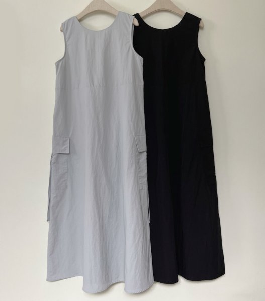 画像2: Women's Bridge long dress Maxi Dress　ブリッジロングワンピースマキシ丈 ドレス (2)