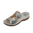 画像3: Crocodile pattern wedge belt buckle sandals slippers　ユニセックスクロコパターン厚底プラットフォームサンダルスリッパ (3)
