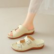 画像7: Crocodile pattern wedge belt buckle sandals slippers　ユニセックスクロコパターン厚底プラットフォームサンダルスリッパ (7)