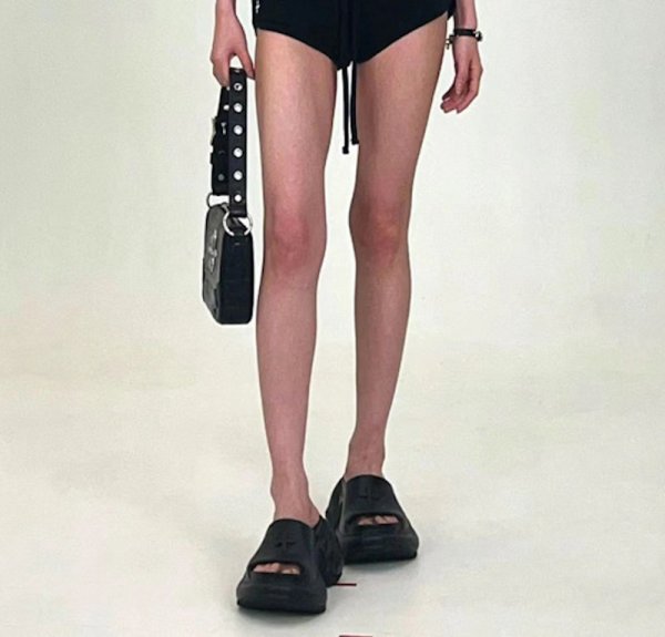 画像7: Women's Wedge Heel Platform Cross Flower sandals slippers　ユニセックスクロスフラワー厚底プラットフォームサンダルスリッパ (7)