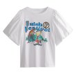 画像2: Illustration Puff sleeve oversized T-shirt short-sleeved 　パフスリーブイラストラウンドネック半袖 Tシャツ (2)