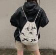 画像5: Quilted ribbon backpack shoulder tote bag　キルティングリボン付きバックパックリュック ショルダートートバッグ (5)