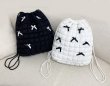 画像8: Quilted ribbon backpack shoulder tote bag　キルティングリボン付きバックパックリュック ショルダートートバッグ (8)