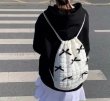 画像7: Quilted ribbon backpack shoulder tote bag　キルティングリボン付きバックパックリュック ショルダートートバッグ (7)