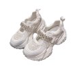 画像3: Chunky sole rhinestone velcro sneakers　男女兼用ユニセックスチャンキーソール厚底ラインストーンベルクロスニーカー (3)