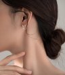 画像1: Silver 925Love  Earring  ラブハート フープピアス  イアリング (1)
