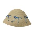 画像5: Ribbon raffia bucket hat　リボン付きラフィアバケットハット帽子ハット (5)