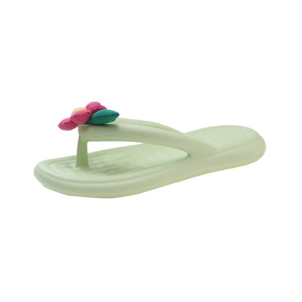 画像4: Women's Down Flower Thong Sandals Slippers　ユニセックスダウンフラワートングサンダルスリッパ (4)