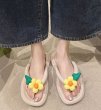 画像8: Women's Down Flower Thong Sandals Slippers　ユニセックスダウンフラワートングサンダルスリッパ (8)